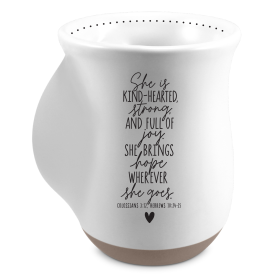 Handwarmer Mug White She Is Kind Hearted