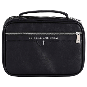 Bible Case Be Still Black XLarge