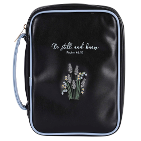 Bible Case Black Ps. 46:10 Be Still XL