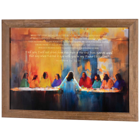 Framed Wall Art The Last Supper 30x20
