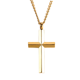 Necklace Cross Gold-Plated 24L