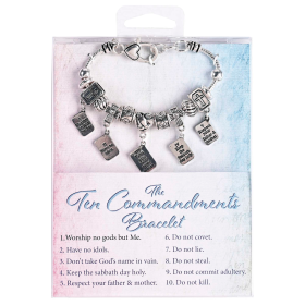 Bracelet 10 Commandments Silver-Plated