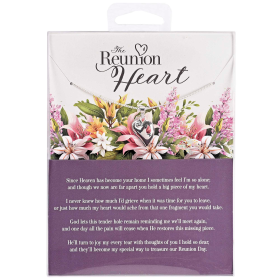 Necklace Reunion Heart Silver-Plated 18L