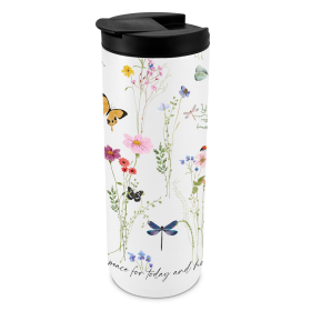 Tumbler Peace for Today Butterflies