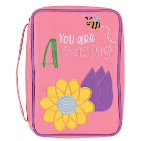 Kid Bible Cover Pink Bee You Are Amazing