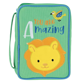 Kid Bible Cover Green You Are Amazing