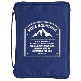 Bible Case Move Mountains Navy