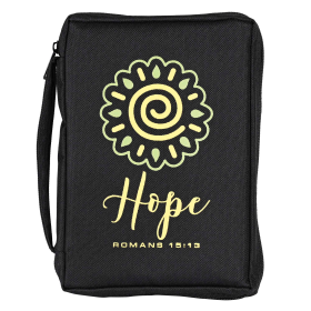 Bible Case Flower Hope Romans 15:13 Med