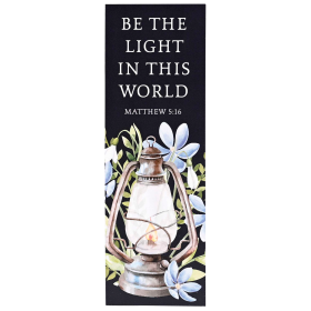 Bookmark Be The Light 2x6 12-Pack