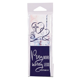 Packaged Bookmarks Pray More Worry Less