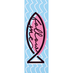Packaged Bookmarks Fish Follow Me 12-Pk