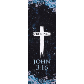 Packaged Bookmarks Cross John 3:16 12-Pk