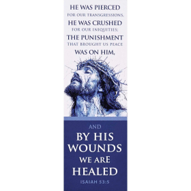 Packaged Bookmarks He Was Pierced 12-Pk