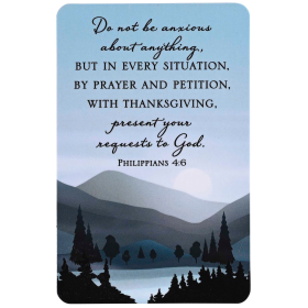 Pocketcard Do Not Be Anxious Phil. 4:6
