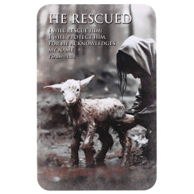 Pocketcard He Rescued Ps. 91:14