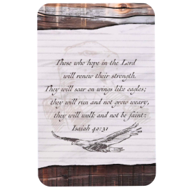 Pocketcard Isaiah 40:31 Eagle