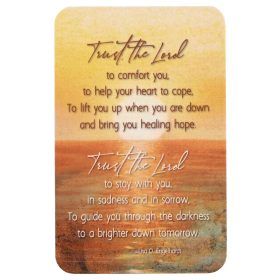 Pocketcard Trust The Lord To Comfort You