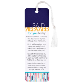 Tassel Bookmark I Said A Prayer For You