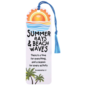 Tassel Bookmark Summer Rays & Beach