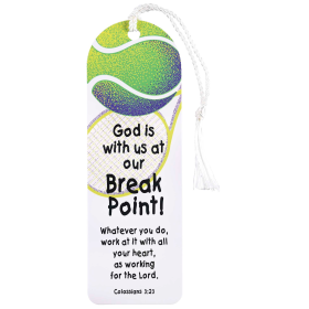 Tassel Bookmark Tennis God Is With Us