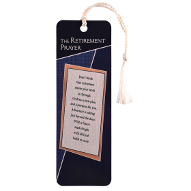 Tassel Bookmark Retirement Prayer - Men