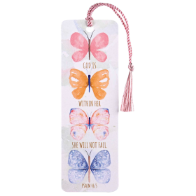 Tassel Bookmark God Is With Her She Will