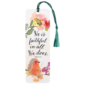 Tassel Bookmark He Is Faithful In All