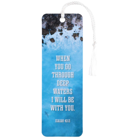 Tassel Bookmark When You Go Through Deep