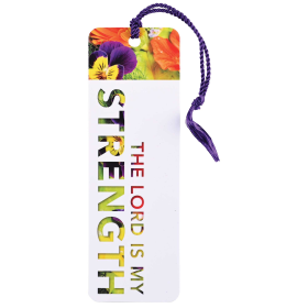 Tassel Bookmark The Lord Is My Strength