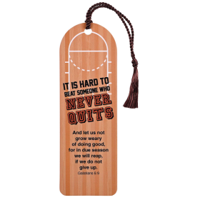 Tassel Bookmark Basketball Let Us Not