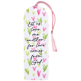 Tassel Bookmark Let Us Love One Another