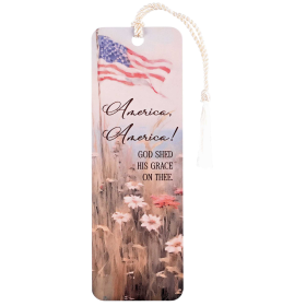 Tassel Bookmark America God Shed His