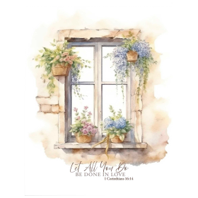 Card Set Friendship Windows Scripture