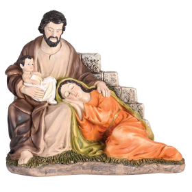 Nativity 6H Colorful Mary Resting