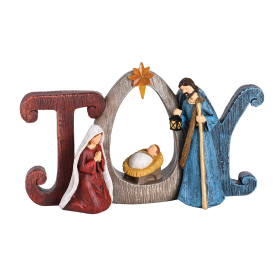 Nativity 1 Piece 4.75H Joy Holy Family