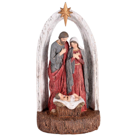 Nativity 1 Piece 9H Holy Family Creche