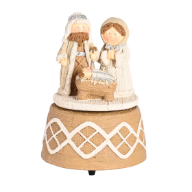 Figurine Musical Christmas Nativity
