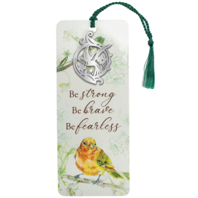 Ornament Bookcard Strong Brave Fearless