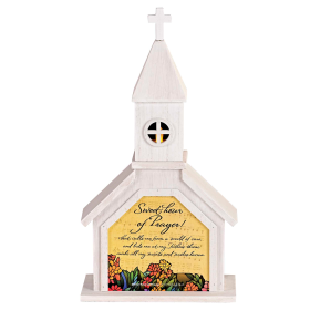 Church Figurine Sweet Hour Of Prayer