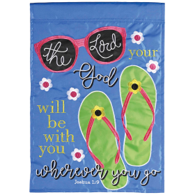 Flag God Will Be With You 13x18