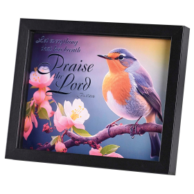 Framed Art Praise The Lord Ps.150:6 10x8
