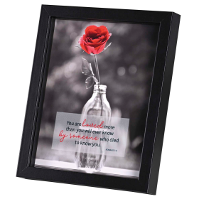 Framed Wall Art You Are Loved Romans 5:6