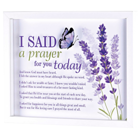 Framed Wall Art Butterfly Prayer 14x11