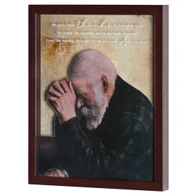 Framed Wall Art Grace Mock Etch 11x14