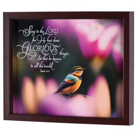Framed Wall Art Sing To The Lord 14x11