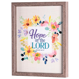 Framed Wall Art Hope In The Isa. 40:31