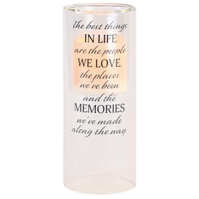 Candleholder Best Things In Life 10In