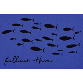 Itty Bitty Card Fish Follow Him