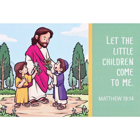Itty Bitty Card Let The Little Children