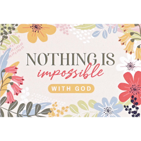 Itty Bitty Card Nothing Is Impossible